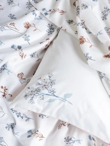 Cotton Box Estiva Çift Kişilik Pike Takımı Briar Somon - 2