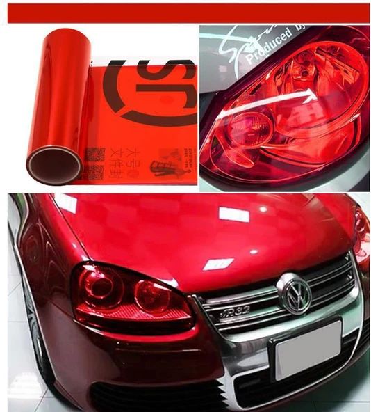 Far Stop Filmi 30 cm x 1 mt Kırmızı Red STD-FS-KR - 2