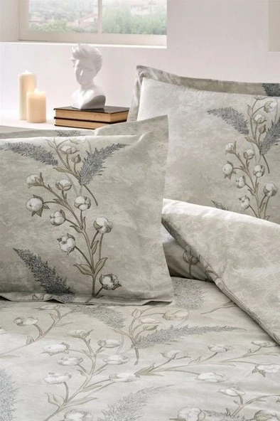 Özdilek Çift Kişilik Ranforce Nevresim Takımı Algodon Bej - 2