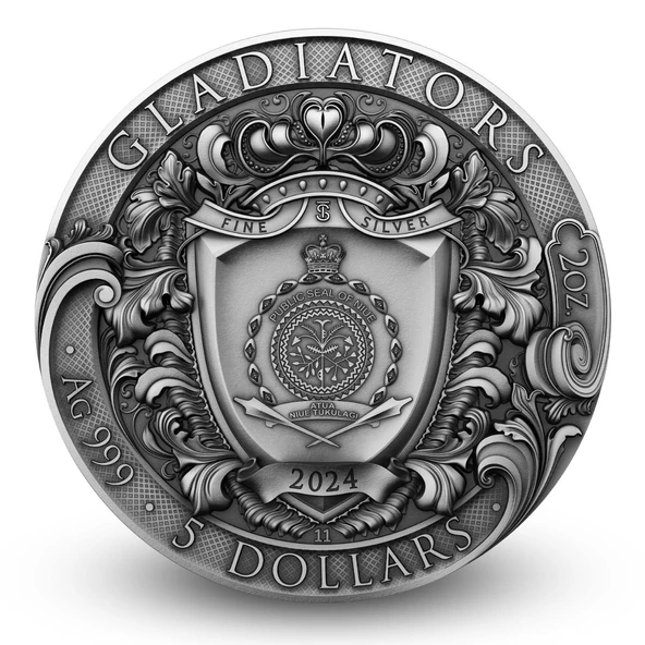 AgaKulche Gladyatör Gümüş Sikke Coin - 2