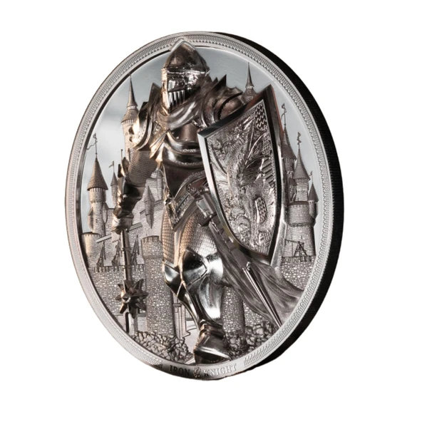 AgaKulche Demir Şövalye Gümüş Sikke Coin - 4