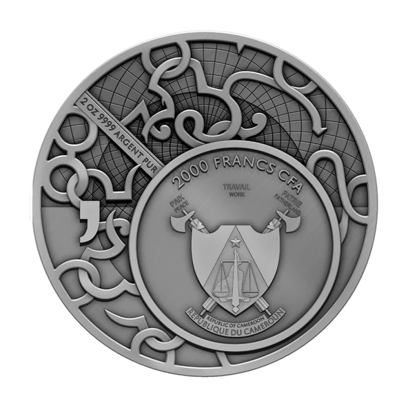 AgaKulche Afrodit ve Adonis Gümüş Sikke Coin - 2