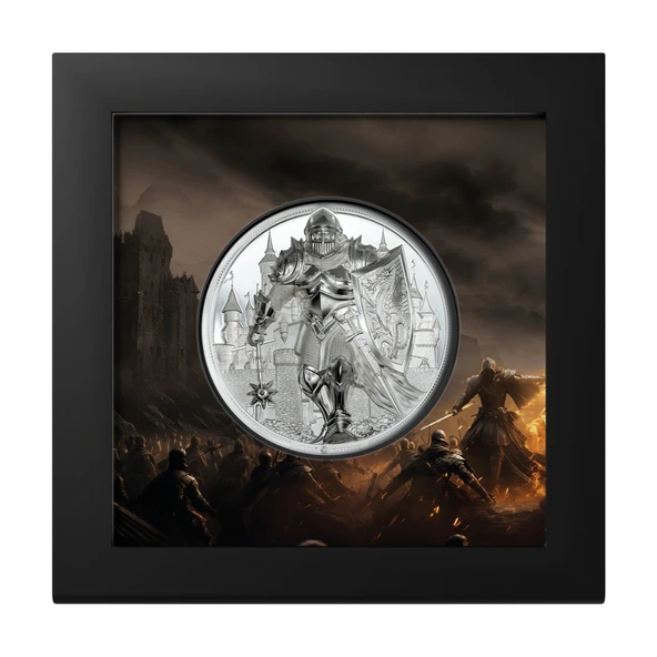 AgaKulche Demir Şövalye Gümüş Sikke Coin - 3