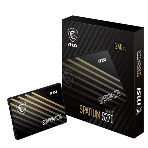 480GB MSI SSD SPATIUM S270 SATA 2.5 ürün görseli