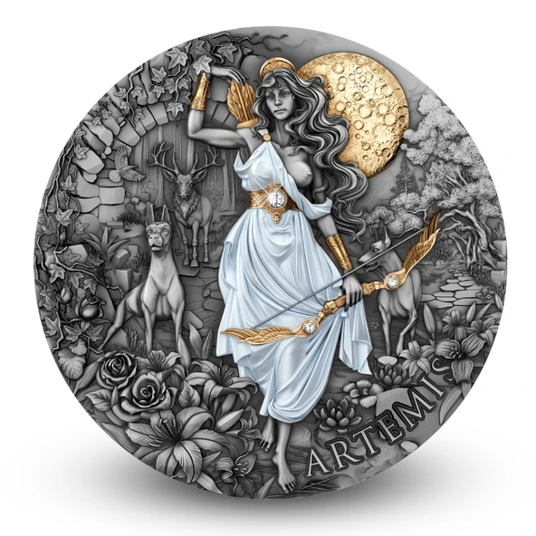 AgaKulche Artemis Gümüş Sikke Coin