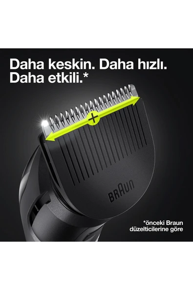 Braun MGK 5360 Erkek Bakım Kiti 8'i 1 Arada Şekillendirici + Gillette Hediye - 4