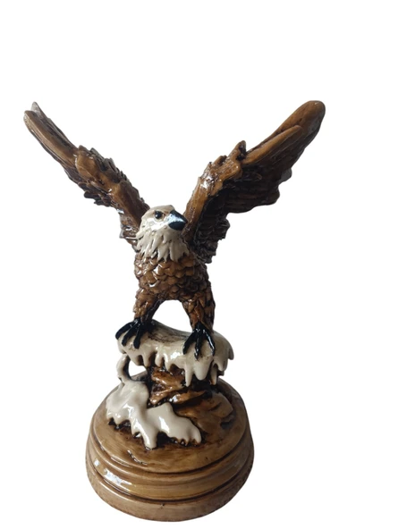 10cm -18cm ebatlarında kırılmaz polyester,biblo kartal - Resim 8