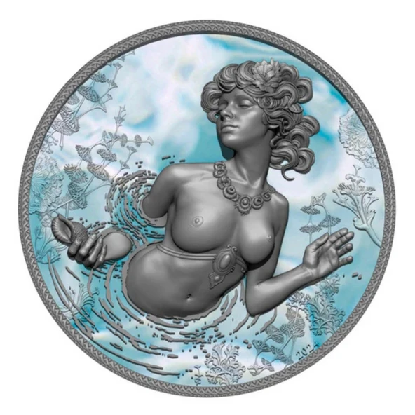 AgaKulche Afrodit'in Doğuşu Gümüş Sikke Coin