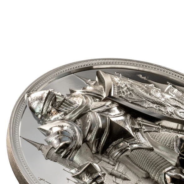 AgaKulche Demir Şövalye Gümüş Sikke Coin - 7