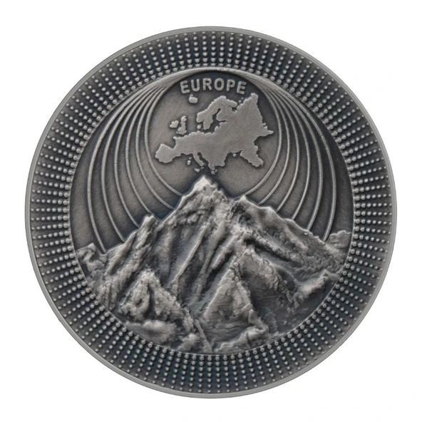 AgaKulche Mont Blanc Dark 2021 Gümüş Sikke Coin