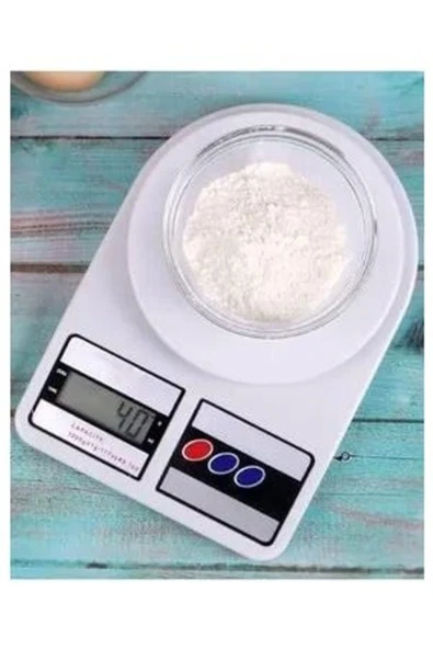 Tiffany Dijital Hassas Mutfak Tartısı Mutfak Terazisi Lcd Ekran-hassas Ölçüm 10kg-1gr Pil Hediyeli - 2