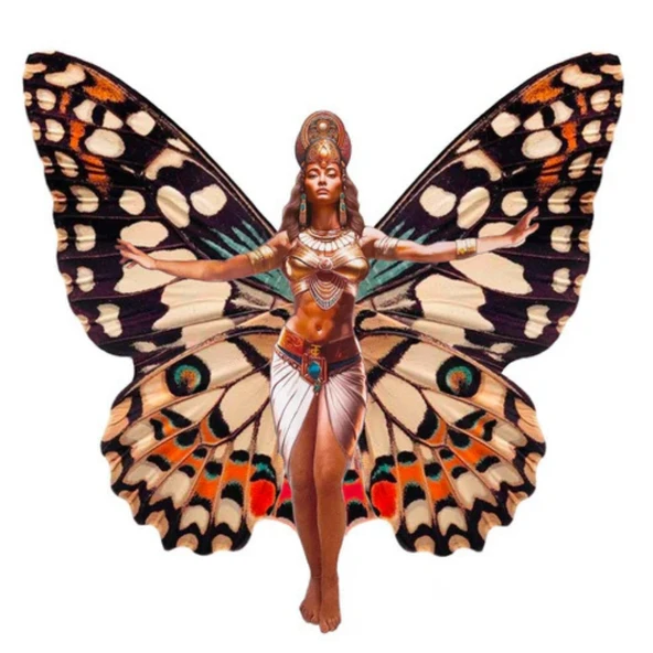 AgaKulche Kelebek Kadın 2024 Gümüş Sikke Coin