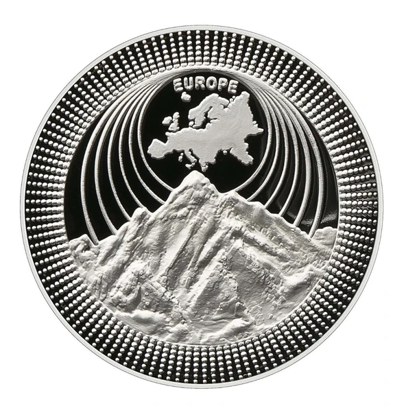 AgaKulche Mont Blanc Dark 2021 Gümüş Sikke Coin