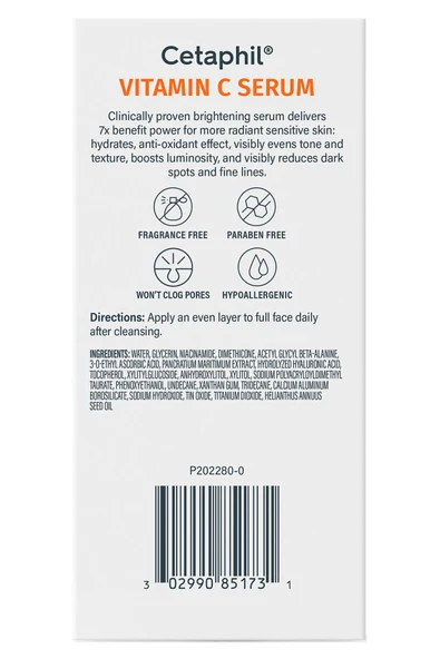 Cetaphil Vitamin C Aydınlatıcı Yüz Serumu 30ML - Resim 3