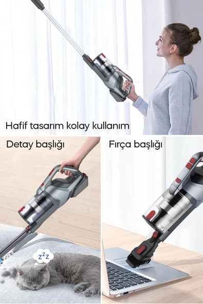 Sinbo SVC-8619 Dik Saplı Şarjlı Süpürge - 2