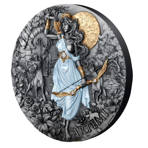 AgaKulche Artemis Gümüş Sikke Coin - 3
