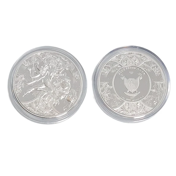 AgaKulche Durga Rutenyum 2024 Gümüş Sikke Coin - 3