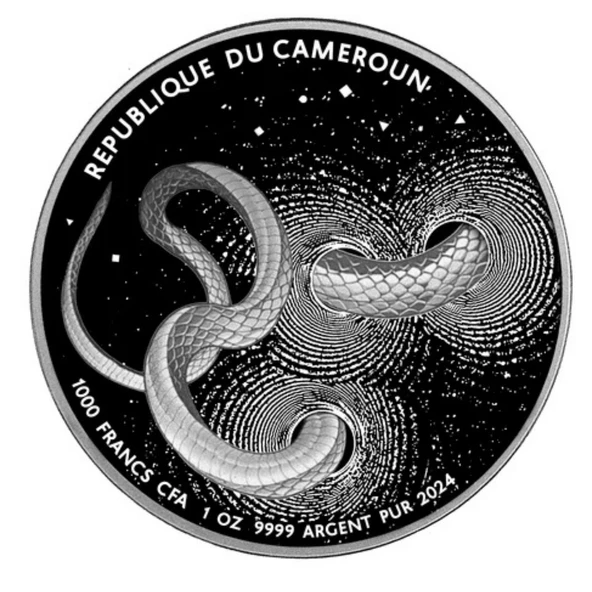 AgaKulche Yılan Gümüş Sikke Coin - 2