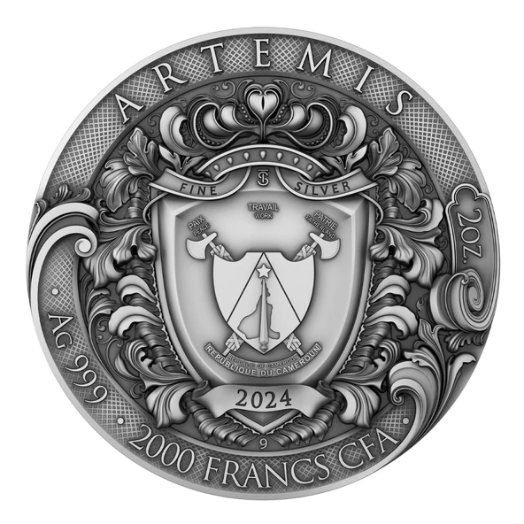 AgaKulche Artemis Gümüş Sikke Coin - 2