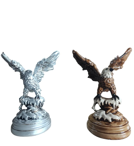 10cm -18cm ebatlarında kırılmaz polyester,biblo kartal - Resim 5