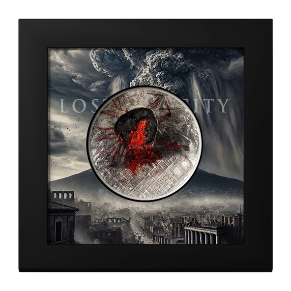 AgaKulche Kayıp Şehir Pompei Gümüş Sikke Coin - 3