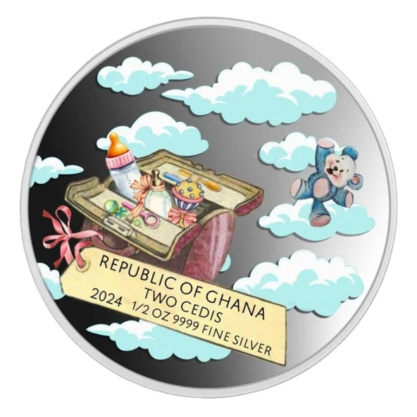 AgaKulche Doğum Sevinci 2024 Gümüş Sikke Coin - 2