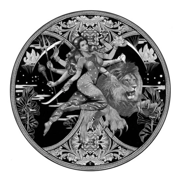 AgaKulche Durga Rutenyum 2024 Gümüş Sikke Coin
