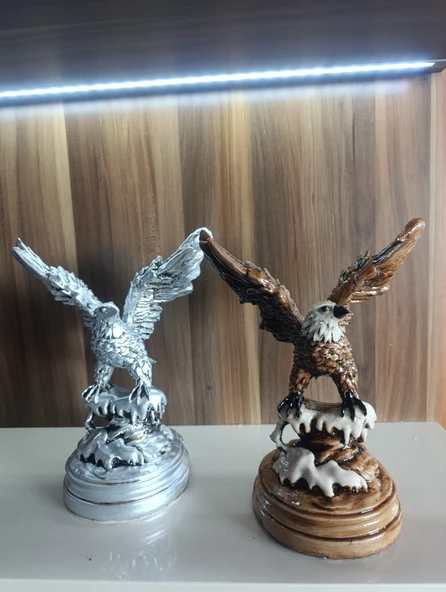 10cm -18cm ebatlarında kırılmaz polyester,biblo kartal - Resim 7