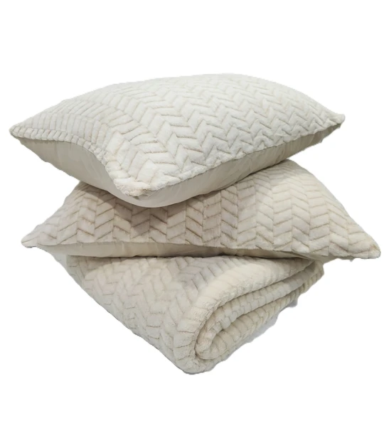 MODERNLİNE ÇİFT KİŞİLİK 3 PARÇA SENSE BATTANİYE SETİ VİZON MOCHA - Resim 2