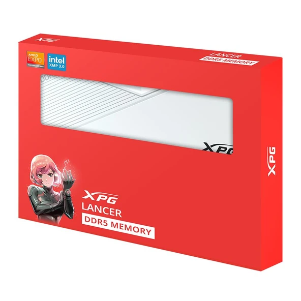 XPG Lancer 32GB (2x16) 7200MHz CL34 DDR5 UDIMM RAM AX5U7200C3416G-DCLARWH - 4