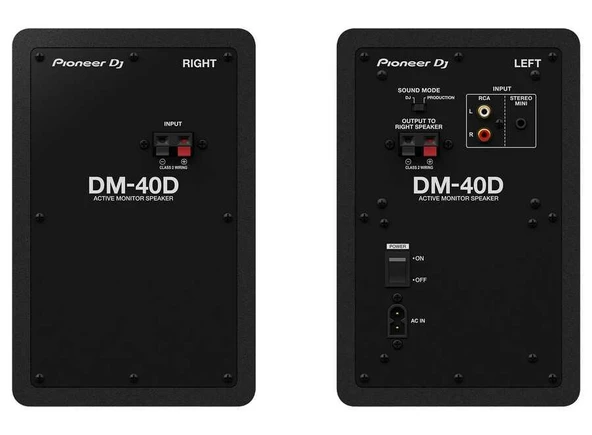Pioneer DM-40D Aktif Referans Siyah Monitör - 3