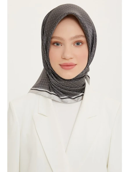 Saf İpek Eşarp 8733D (Twill İpek)-12