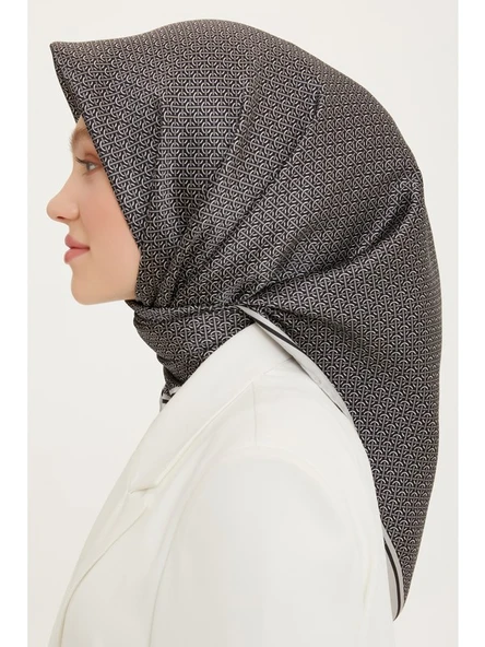 Saf İpek Eşarp 8733D (Twill İpek)-12 - 2