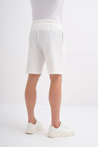Cazador Regular Fit Örme Dokulu Bermuda Şort - 3