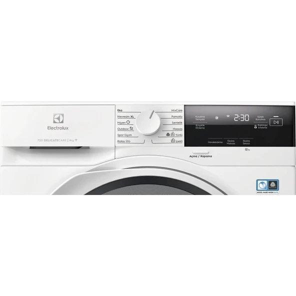 EW7D394UCT Delicatecare 700 9 kg Inverter Wi-Fi Isı Pompalı Kurutma Makinesi - 2