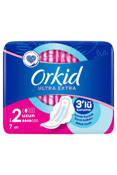 Orkid Ultra Hijyenik Ped Extra Uzun 7'li - Resim 2