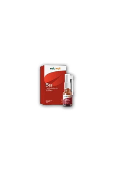 Natuwell Vitamin B12 Metilkobalamin Sprey 10 Ml