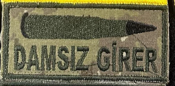 Nakış Patch Damsız Girer - 2