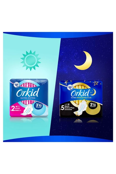 Orkid Ultra Hijyenik Ped Extra Uzun 7'li - Resim 7