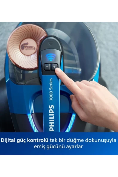 7000 Serisi PowerPro Max - Üstün Performanslı 900W Motor, Yüksek Emiş Gücü+Turbo Başlıklı Süpürge - 6