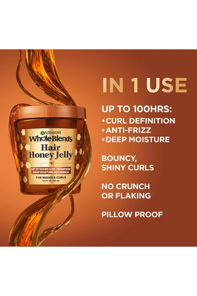 Garnier Whole Blends Bal Özlü Bukle Belirginleştirici Jel 400ML - 3