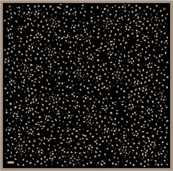 Saf İpek Eşarp 4126D02( Twill İpek) -33