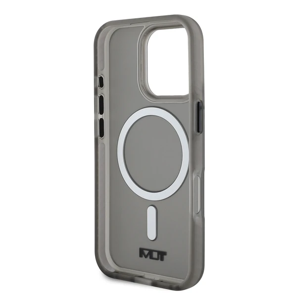 TUMI iPhone 16 Pro Max Kılıf TUMI Orjinal Lisanslı M-safe Şarj Özellikli Airbagli Buzlu Transparan Kapak - Resim 10