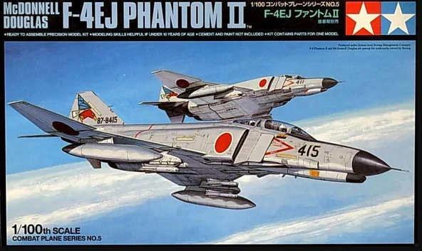 Tamiya 1:100 McDonnell Douglas F-4EJ Plastic Model Kit