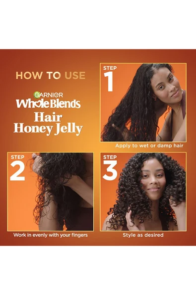 Garnier Whole Blends Bal Özlü Bukle Belirginleştirici Jel 400ML - 6