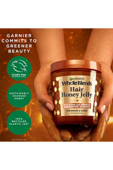 Garnier Whole Blends Bal Özlü Bukle Belirginleştirici Jel 400ML - 10