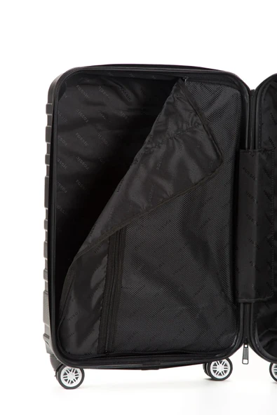 Fossil Unisex Büyük - Orta - Kabin Boy 3'lü Valiz Seti Siyah 123X - 6