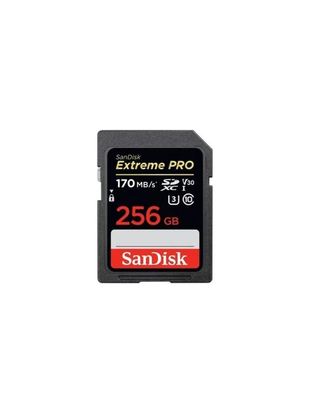 SanDisk Extreme Pro SDSDXXY-256G-GN4IN Class 10 UHS-I U3 V30 256 GB Hafıza Kartı Teşhir