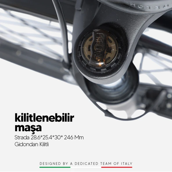 Stradacycles E-Vivo Hidrolik Disk Gizli Batarya 28 Jant Elektrikli Şehir Bisikleti - 10