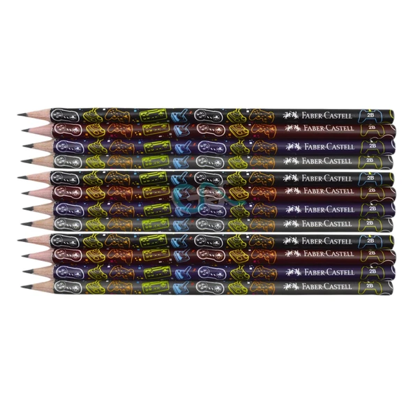 Faber-Castell Gamer Kurşun Kalem 2B 12 Adet 1459394